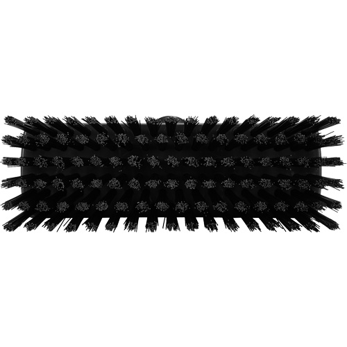 Compact Wall/Deck Broom, Stiff Bristles, 8-9/10", Polyester/Polypropylene, Black OSI Industrial Sales