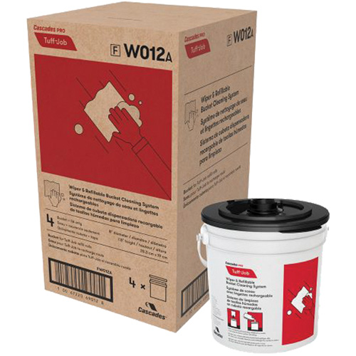 PRO Tuff-Job&reg; Refillable Bucket & Lid for W011 Wipers OSI Industrial Sales