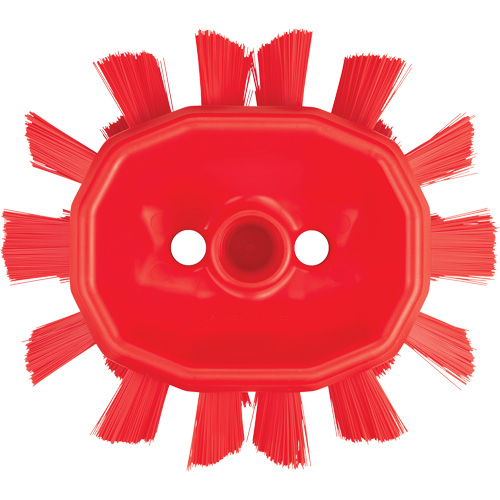 Brosse UST pour cuves, Soies Ferme, Longueur de 7-1/2", Rouge OSI Industrial Sales