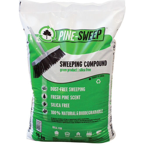 Pine Sweep Biodegradable Sweeping Compound, Bag, 44 lbs. (20 kg) OSI Industrial Sales