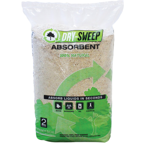 Absorbant naturel biod&eacute;gradable Dry Sweep, Sac, 22 lb (10 kg) OSI Industrial Sales