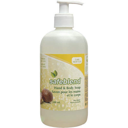 Shea Butter Hand & Body Soap, Liquid, 500 ml, Scented OSI Industrial Sales