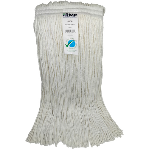T&ecirc;te de vadrouille &eacute;troite &agrave; 4 plis, Rayonne, 32 oz, Style Coup&eacute; OSI Industrial Sales
