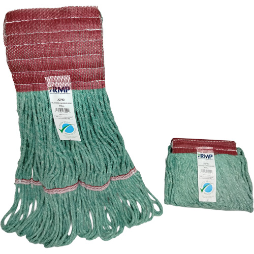 T&ecirc;te de vadrouille &agrave; bande large, Antimicrobien/Finition de plancher/Sp&eacute;cialis&eacute;, Coton/Rayonne/Synth&eacute;tique, Style Boucle OSI Industrial Sales