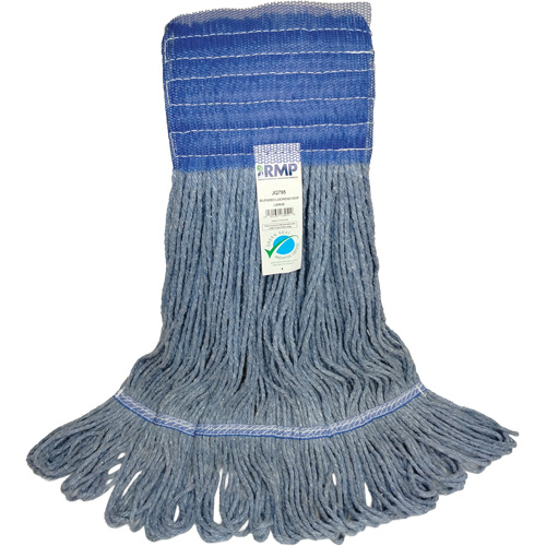 T&ecirc;te de vadrouille &agrave; bande large, Antimicrobien/Finition de plancher/Sp&eacute;cialis&eacute;, Coton/Rayonne/Synth&eacute;tique, Style Boucle OSI Industrial Sales