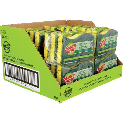 &eacute;ponge &agrave; r&eacute;curer pour les travaux intenses Scotch-Brite, &agrave; r&eacute;curer, 2-3/5" la x 4-2/5" l OSI Industrial Sales