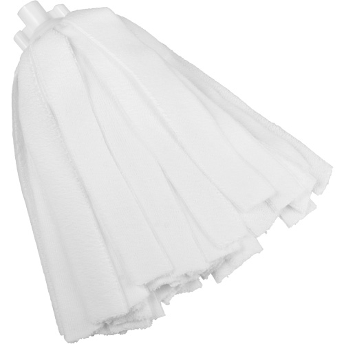 Socket Mop, White, Microfibre, Cut Style OSI Industrial Sales