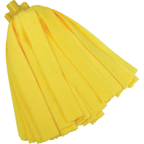 Vadrouille &agrave; fente, jaune, Microfibre, Style Coup&eacute; OSI Industrial Sales