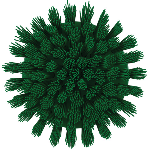 HyDrive Round Drill Brush, Extra Stiff Bristles, 3-1/10" Long, Green OSI Industrial Sales