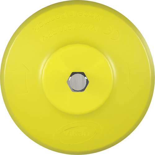 Brosse ronde HyDrive pour perceuse, Soies Tr&egrave;s ferme, Longueur de 3-1/10", Jaune OSI Industrial Sales