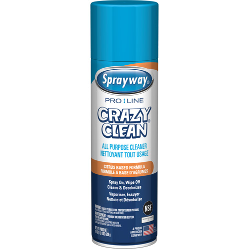 Pro Line Crazy Clean&reg; All Purpose Cleaner, 19 oz., Aerosol Can OSI Industrial Sales