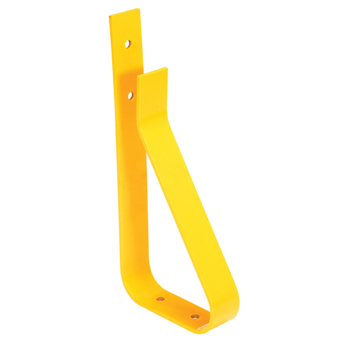 Poteau de garde-corps, Acier, 10-3/4" lo x 24" h, Jaune OSI Industrial Sales