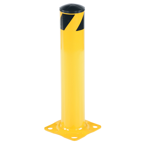 Butoir de s&eacute;curit&eacute;, Acier, 24" h x 4,5" la, Jaune OSI Industrial Sales