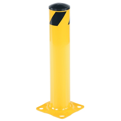 Butoir de s&eacute;curit&eacute;, Acier, 24" h x 4,5" la, Jaune OSI Industrial Sales