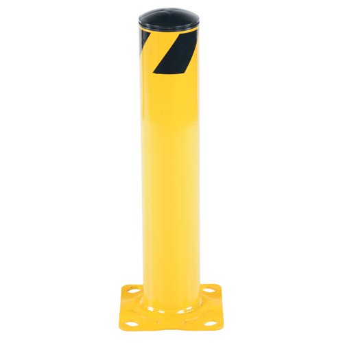 Butoir de s&eacute;curit&eacute;, Acier, 24" h x 4,5" la, Jaune OSI Industrial Sales