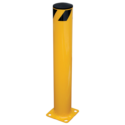 Safety Bollard, Steel, 36" H x 5.5" W, Yellow OSI Industrial Sales