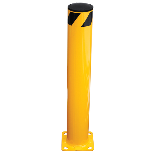 Safety Bollard, Steel, 36" H x 5.5" W, Yellow OSI Industrial Sales