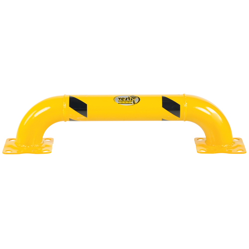 Garde-corps &agrave; profil bas pour rayonnages, 3' la x 0,75' h, Jaune OSI Industrial Sales