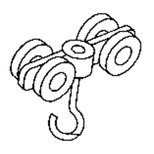 Curtain Partition Track Double Steel Roller OSI Industrial Sales