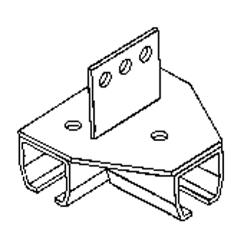 Support de montage sur poutre pour murs-rideaux OSI Industrial Sales