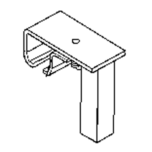 Track Bracket for Floor Support Hardware OSI Industrial Sales