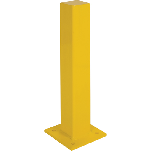 Heavy-Duty Bollards, Steel, 24" H x 4" W, Yellow OSI Industrial Sales