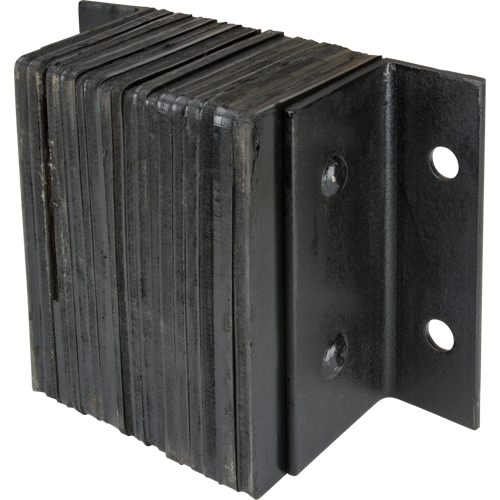 Laminated Dock Bumpers, Horizontal, Rubber, 12" W x 6" D x 10" H OSI Industrial Sales