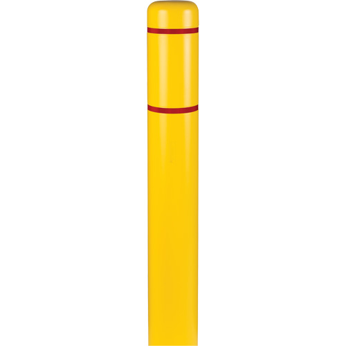 Polyethylene Bollard Covers, 6-5/8" Dia. x 72" L, Yellow OSI Industrial Sales