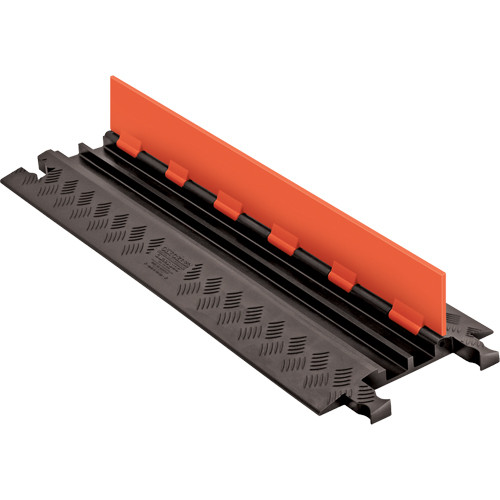 Guard Dog&reg; Low Profile Cable Protector, 2 Channels, 36" L x 11.94" W x 1.25" H OSI Industrial Sales