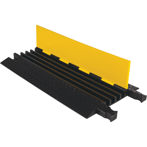Yellow Jacket&reg; Heavy Duty Cable Protector, 4 Channels, 36" L x 17.5" W x 2" H OSI Industrial Sales