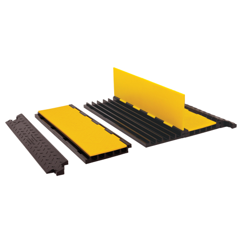 Yellow Jacket&reg; Cable Protector System, 5 Channels, 36" L x 19.75" W x 2" H OSI Industrial Sales
