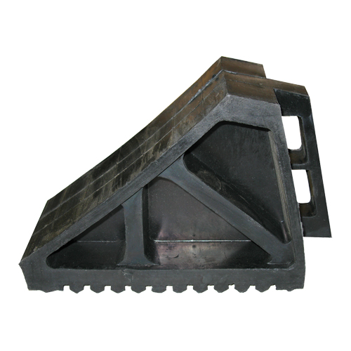Cale de roue, 10-5/8" x 7" x 4-1/2", Noir OSI Industrial Sales