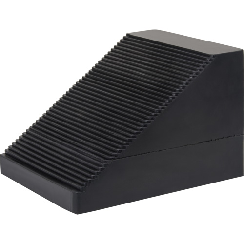 Wheel Chock, 10-5/8" x 8-5/8" x 7", Black OSI Industrial Sales