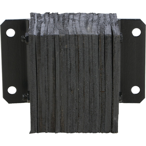 Laminated Dock Bumper, Horizontal, Rubber, 12" W x 6" D x 10" H OSI Industrial Sales