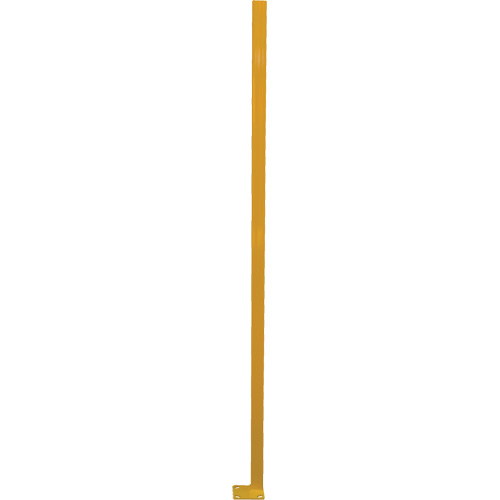 Poteau de protection de coin p&eacute;rim&eacute;trique ajustable, 4" la x 72" h, Jaune OSI Industrial Sales
