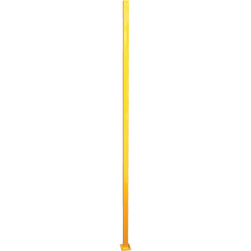 Poteau de protection p&eacute;rim&eacute;trique ajustable, 4" la x 96" h, Jaune OSI Industrial Sales