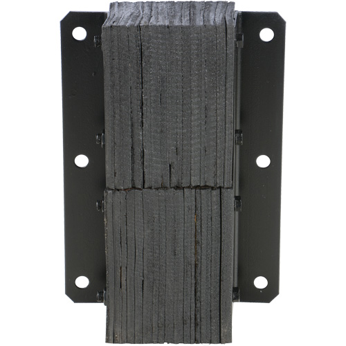 Butoir de quai lamell&eacute;, Vertical, Caoutchouc, 13-1/4" la x 4-1/2" p x 20" h OSI Industrial Sales