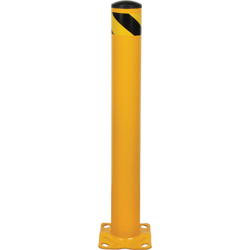 Bollard, Steel, 36" H x 4-1/2" W, Yellow OSI Industrial Sales