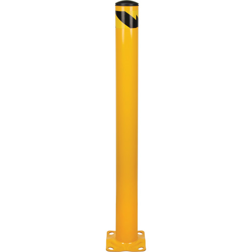 Butoir, Acier, 48" h x 4-1/2" la, Jaune OSI Industrial Sales