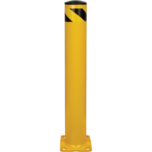 Safety Bollard, Steel, 36" H x 5-1/2" W, Yellow OSI Industrial Sales