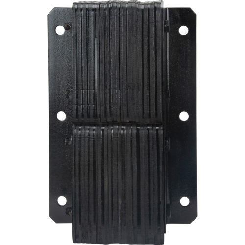 Laminated Dock Bumpers, Vertical, Rubber, 11" W x 4" D x 20" H OSI Industrial Sales