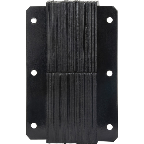 Laminated Dock Bumpers, Vertical, Rubber, 11" W x 4" D x 20" H OSI Industrial Sales
