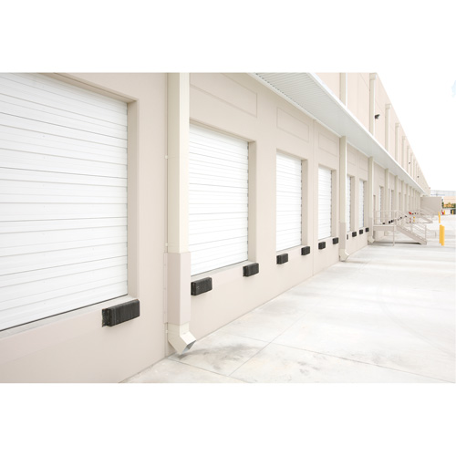 Laminated Dock Bumpers, Vertical, Rubber, 11" W x 4" D x 20" H OSI Industrial Sales