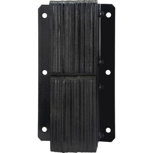 Laminated Dock Bumpers, Vertical, Rubber, 11" W x 4" D x 24" H OSI Industrial Sales