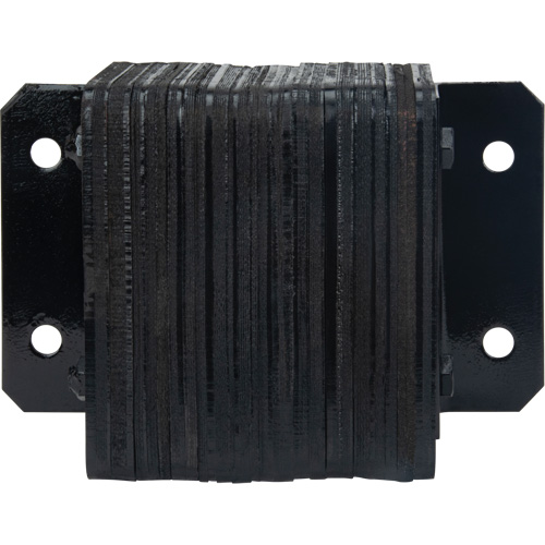 Laminated Dock Bumpers, Horizontal, Rubber, 12" W x 4" D x 10" H OSI Industrial Sales