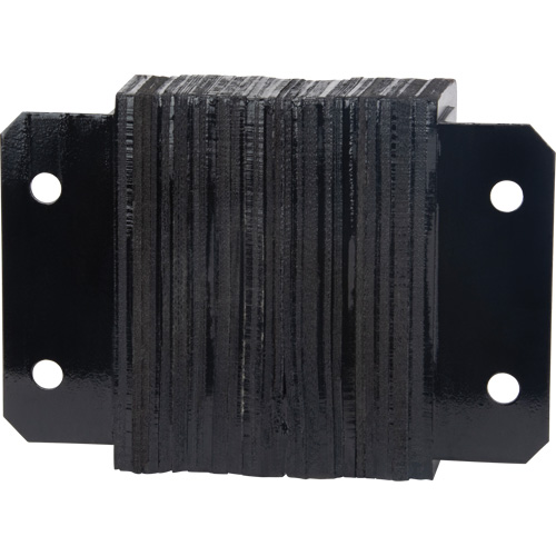 Laminated Dock Bumpers, Horizontal, Rubber, 12" W x 4" D x 10" H OSI Industrial Sales