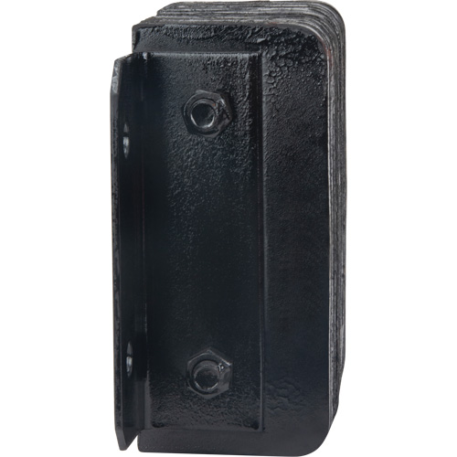 Laminated Dock Bumpers, Horizontal, Rubber, 12" W x 4" D x 10" H OSI Industrial Sales