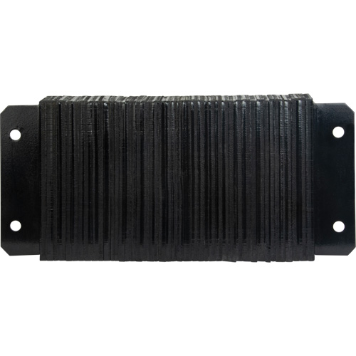 Laminated Dock Bumpers, Horizontal, Rubber, 24" W x 4" D x 12" H OSI Industrial Sales