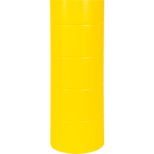 Capuchon en poly&eacute;thyl&egrave;ne pour borne de protection, 6-5/8" dia. x 60" l, Rouge/Jaune OSI Industrial Sales
