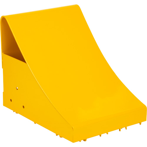Ice Chocks, Steel, Yellow, 8-1/16" W x 10-5/8" D x 8-13/16" H OSI Industrial Sales